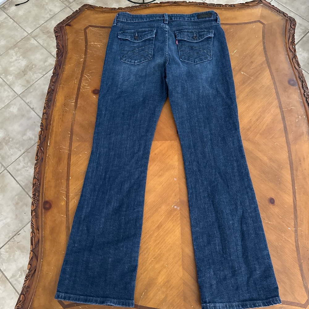 Y2K Levi’s Women’s 545 Low Rise Dark Wash Bootcut Denim Jeans Sz 10
